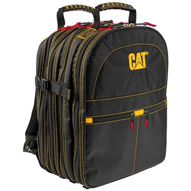 Cat 17 in 240052 Pro Tool Backpack 47 Pockets Heavy Duty 1680D Polyester Cat 17 in 240052 Pro Tool Backpack 47 Pockets Heavy Duty 1680D Polyester